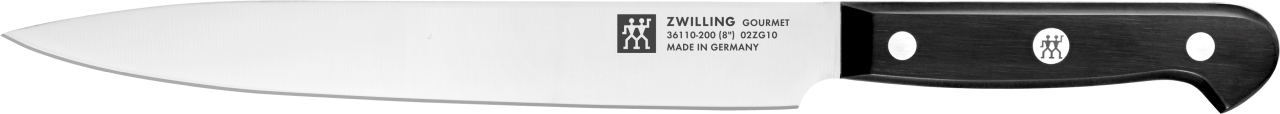 Zwilling Fleischmesser GOURMET in Farbe Metallfarben/schwarz