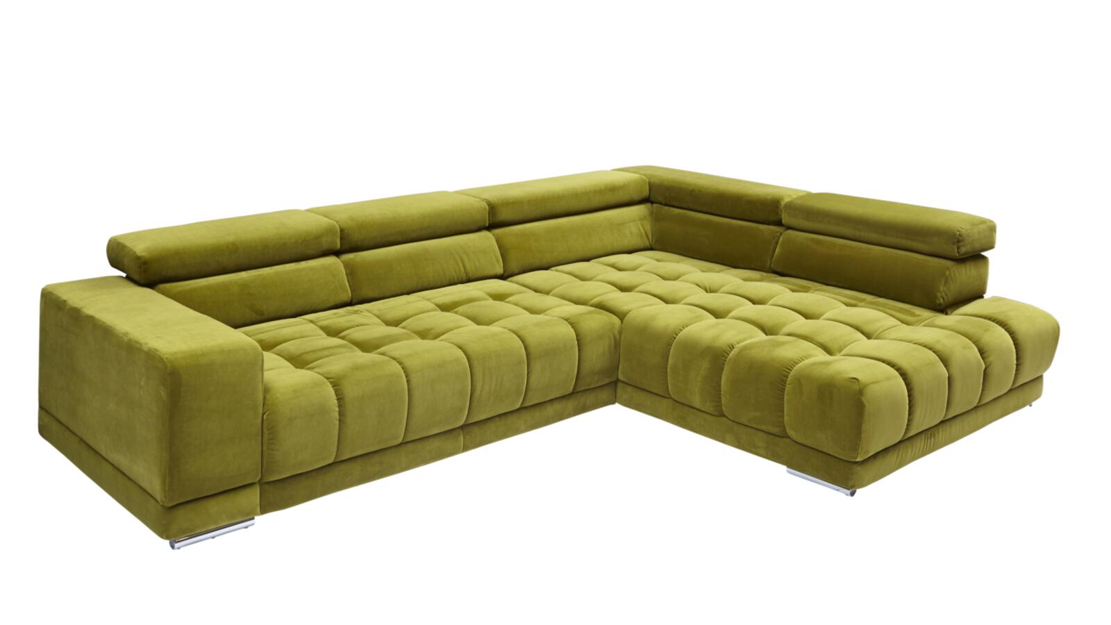Modulmaster Polstereckgruppe VS-XP-MP1038 ca. 323x222 Grün Polstereckgruppe VS-XP-MP1038 ca. 323x222cm in Stoff Salsa moos, Couch, Mobiliar