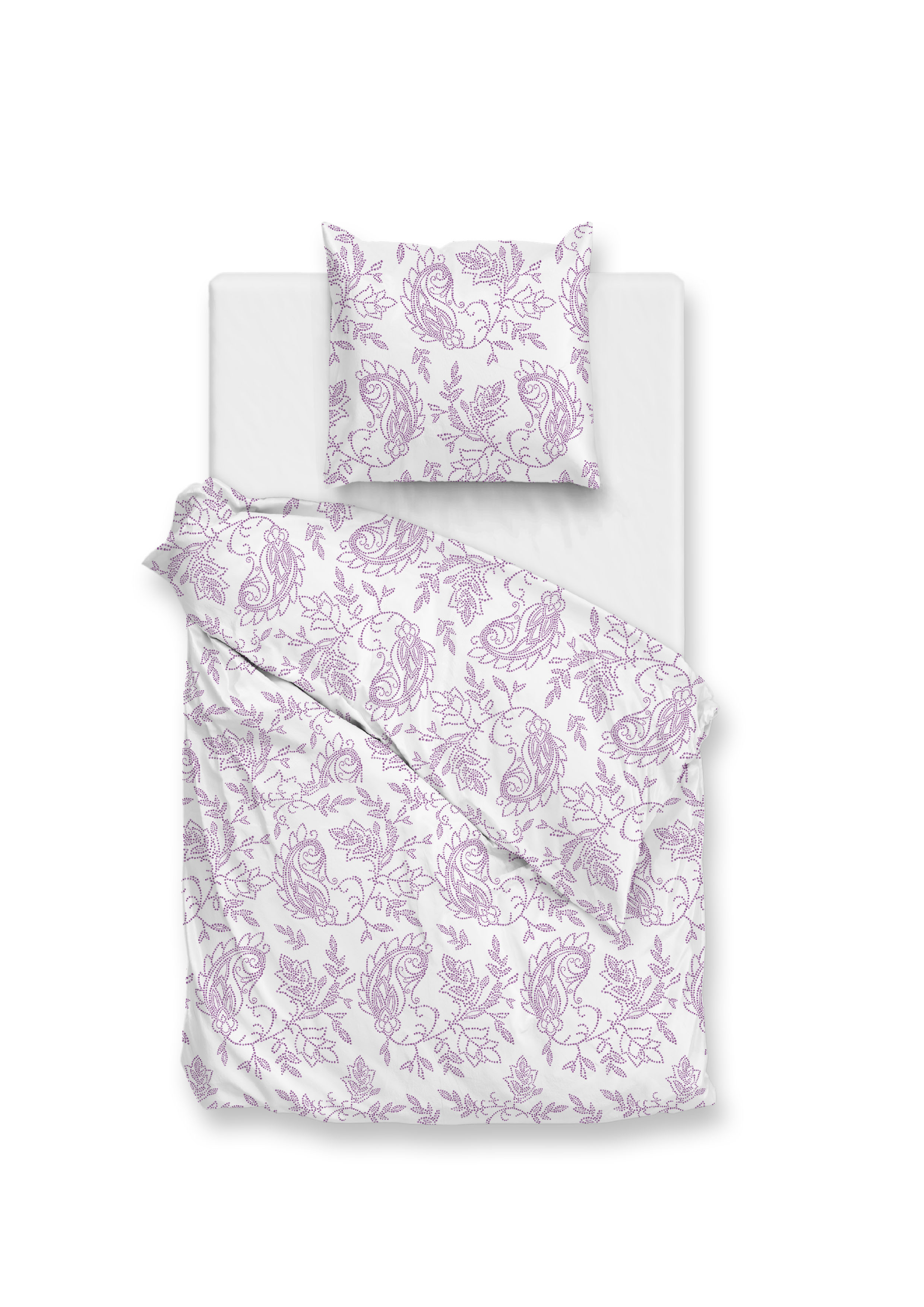 Heckettlane Bettwäsche ca. 135x200cm in Farbe Lilac-Pink