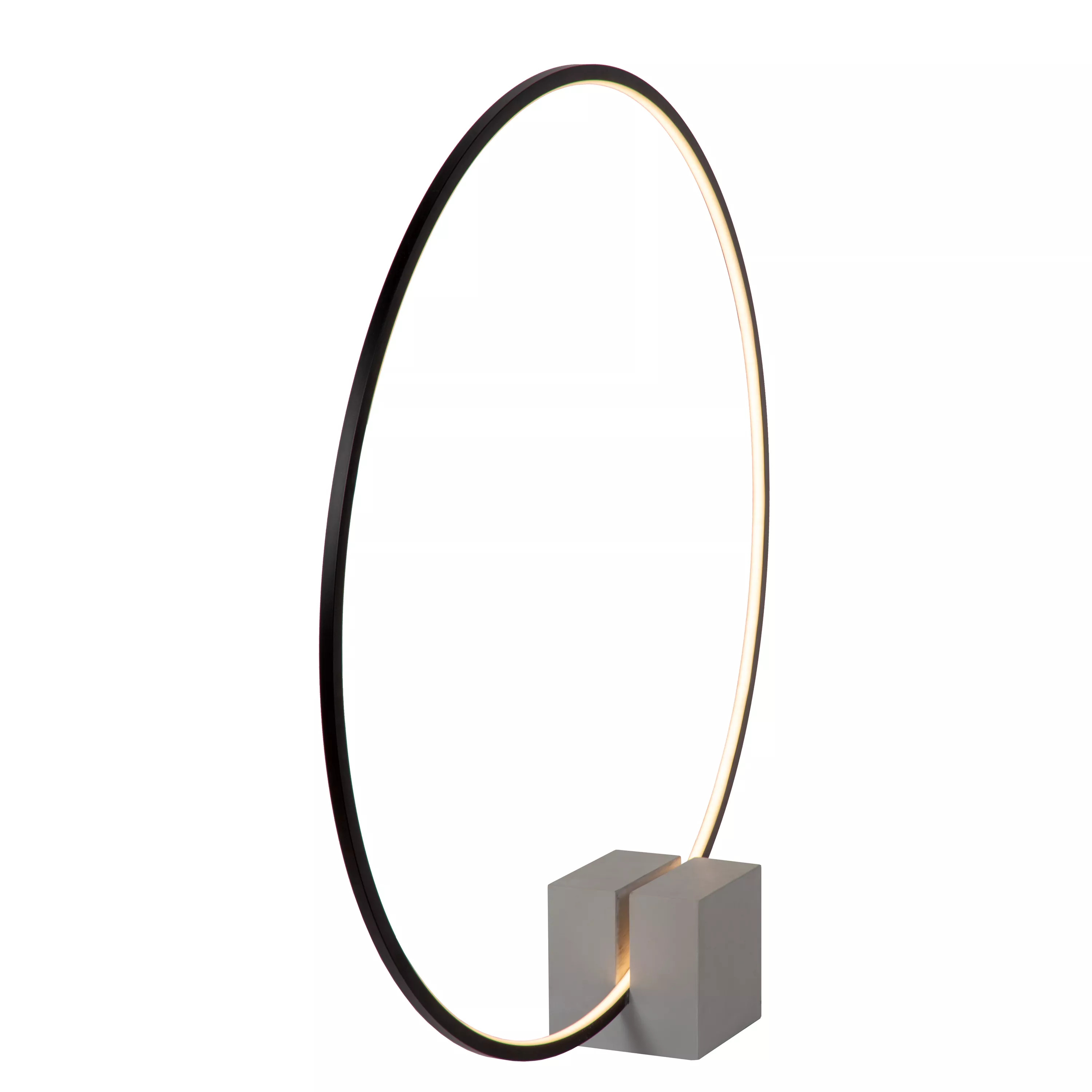 Lucide Stehleuchte CIRKELIS in schwarz, dimmbar Lucide Stehleuchte CIRKELIS in schwarz, dimmbar, Oval, Reifen
