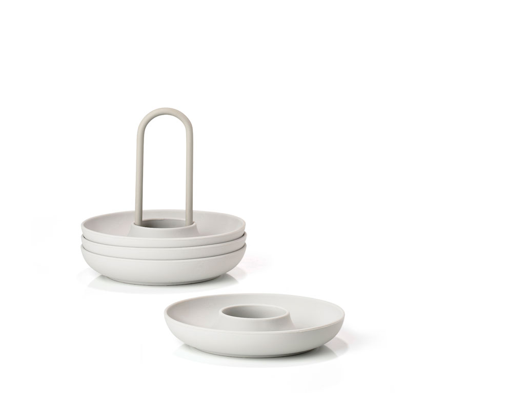 Zone Denmark Eierbecher m. Halter 11,2 cm in Farbe warm grey Zone Denmark Eierbecher m. Halter 11,2 cm in Farbe warm grey