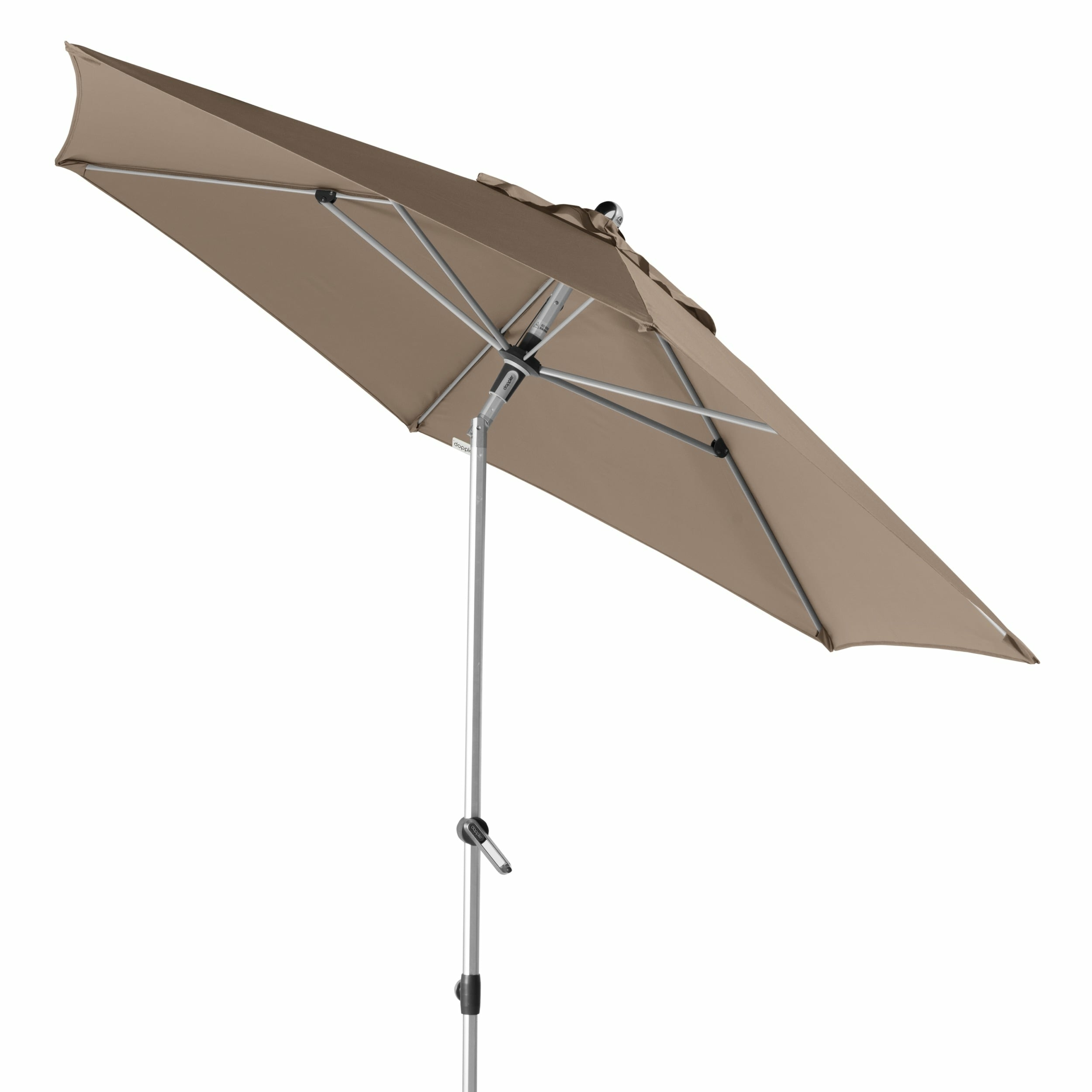 Doppler Kurbelschirm EXPERT Ø ca. 280cm in Farbe greige