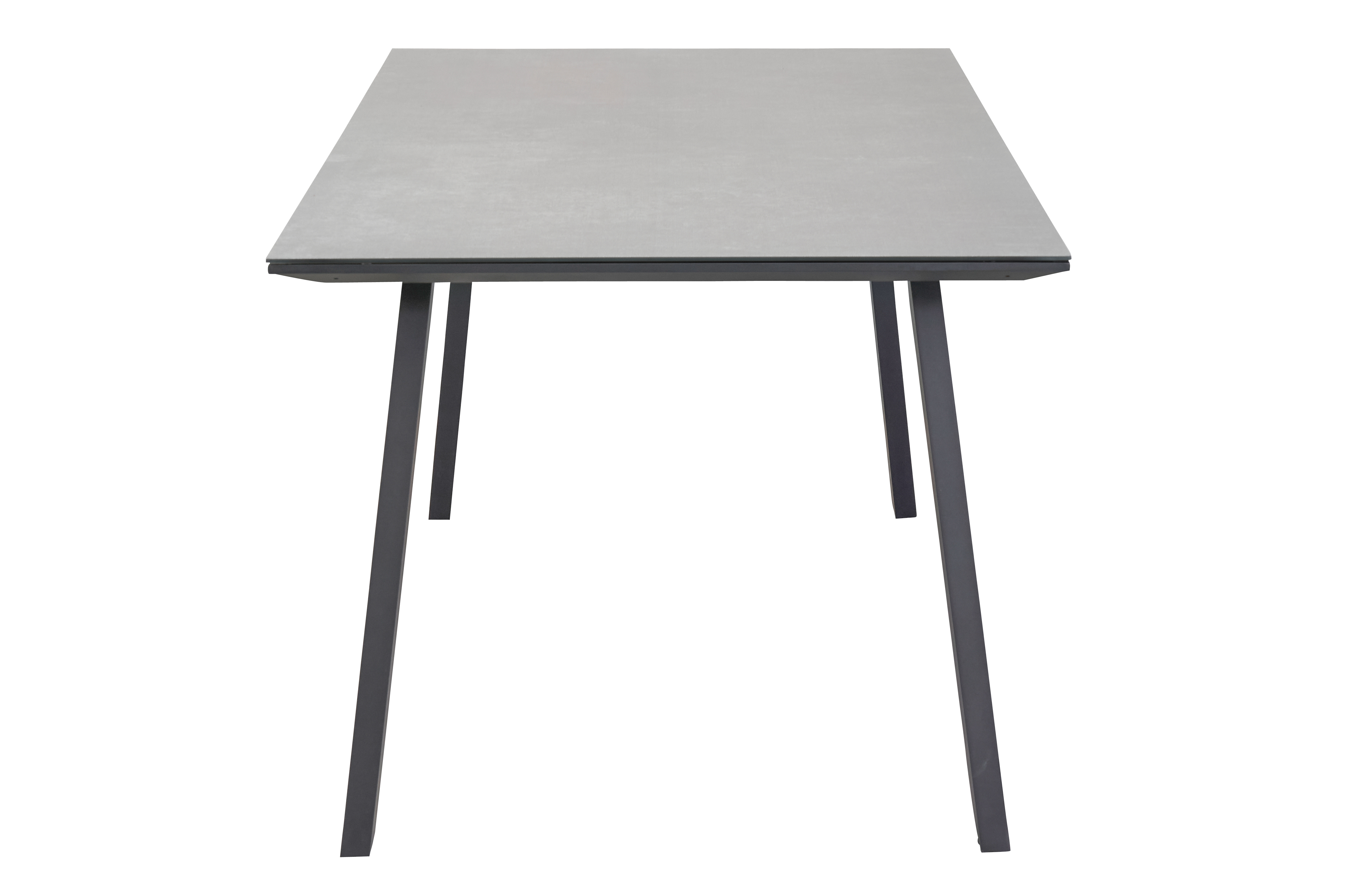 L.C. Wholesaler Tisch SUNREST ca. 180x90cm mit Platte in Glas Beton-Optik
