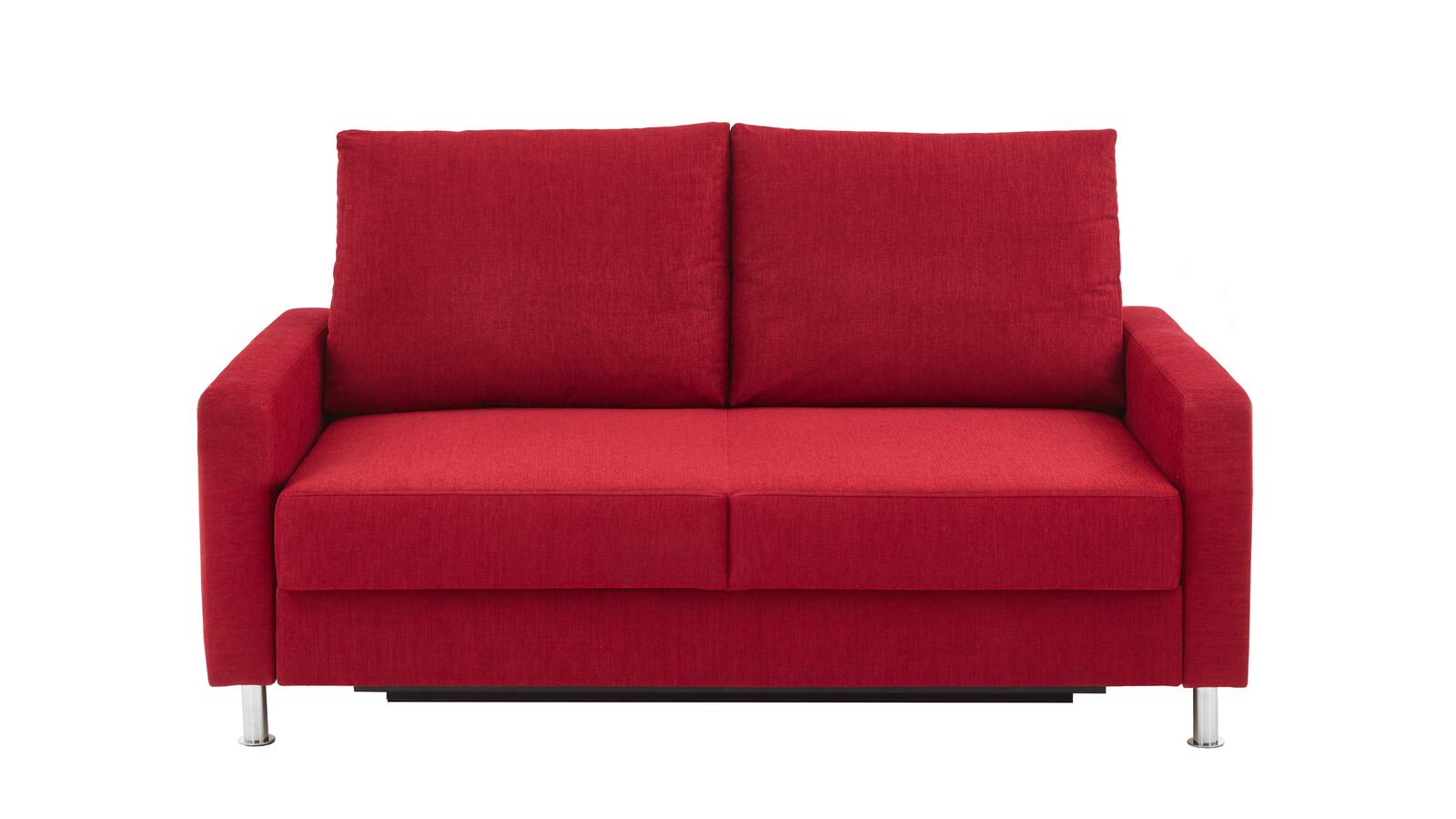 Schlafsofa FLEXA ca. 120x200cm in Stoff rot