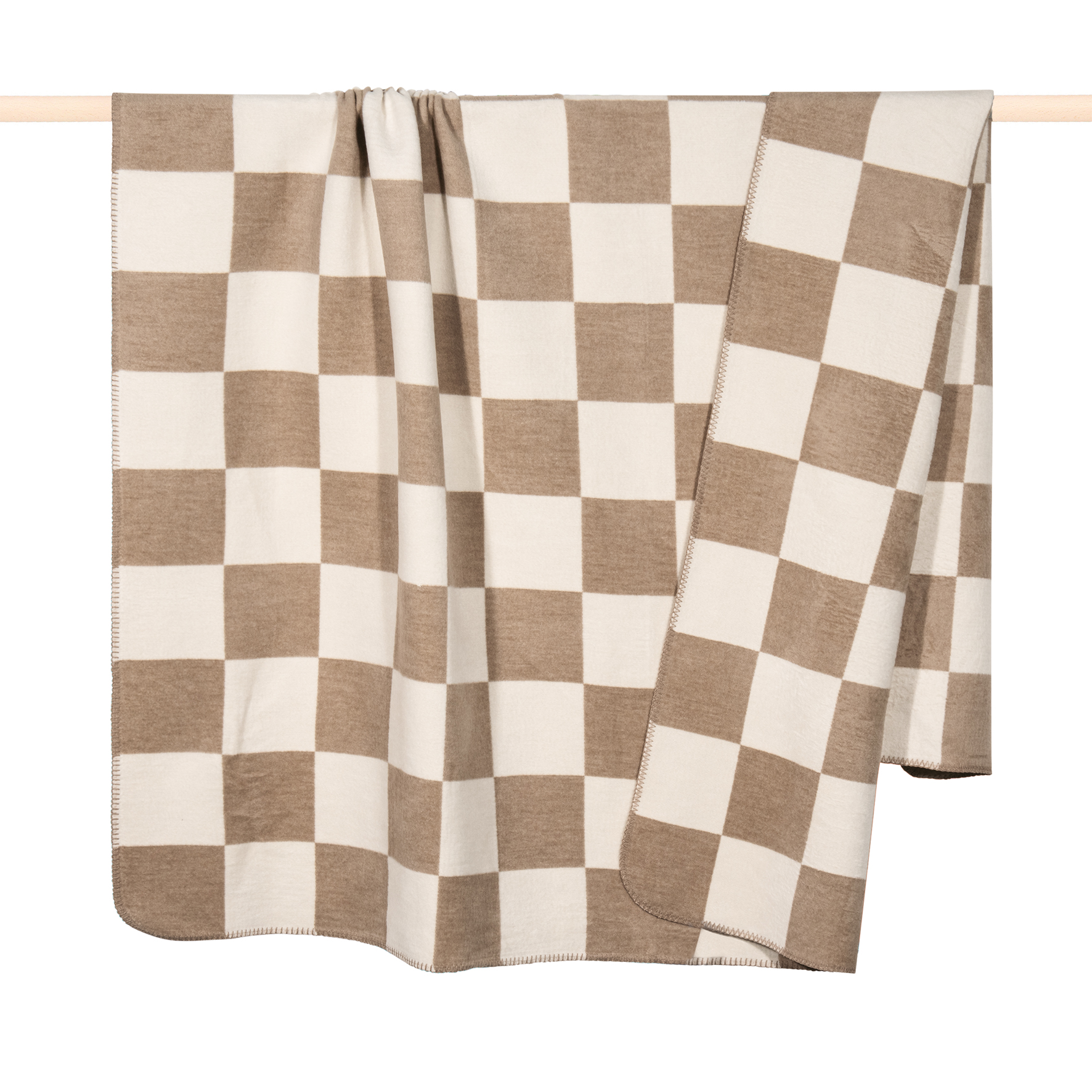 Pad Home Design Decke 150 x 200 cm CHESS ca. 150x200 cm in sand-taupe Pad Home Design Decke 150 x 200 cm CHESS ca. 150x200 cm in sand-taupe