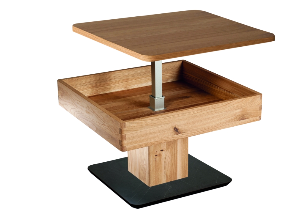 Vierhaus Couchtisch 1848-WEI-M in Platte Wildeiche furniert, Moebel, Holz, Sperrholz, Tabelle, Kaffeetisch