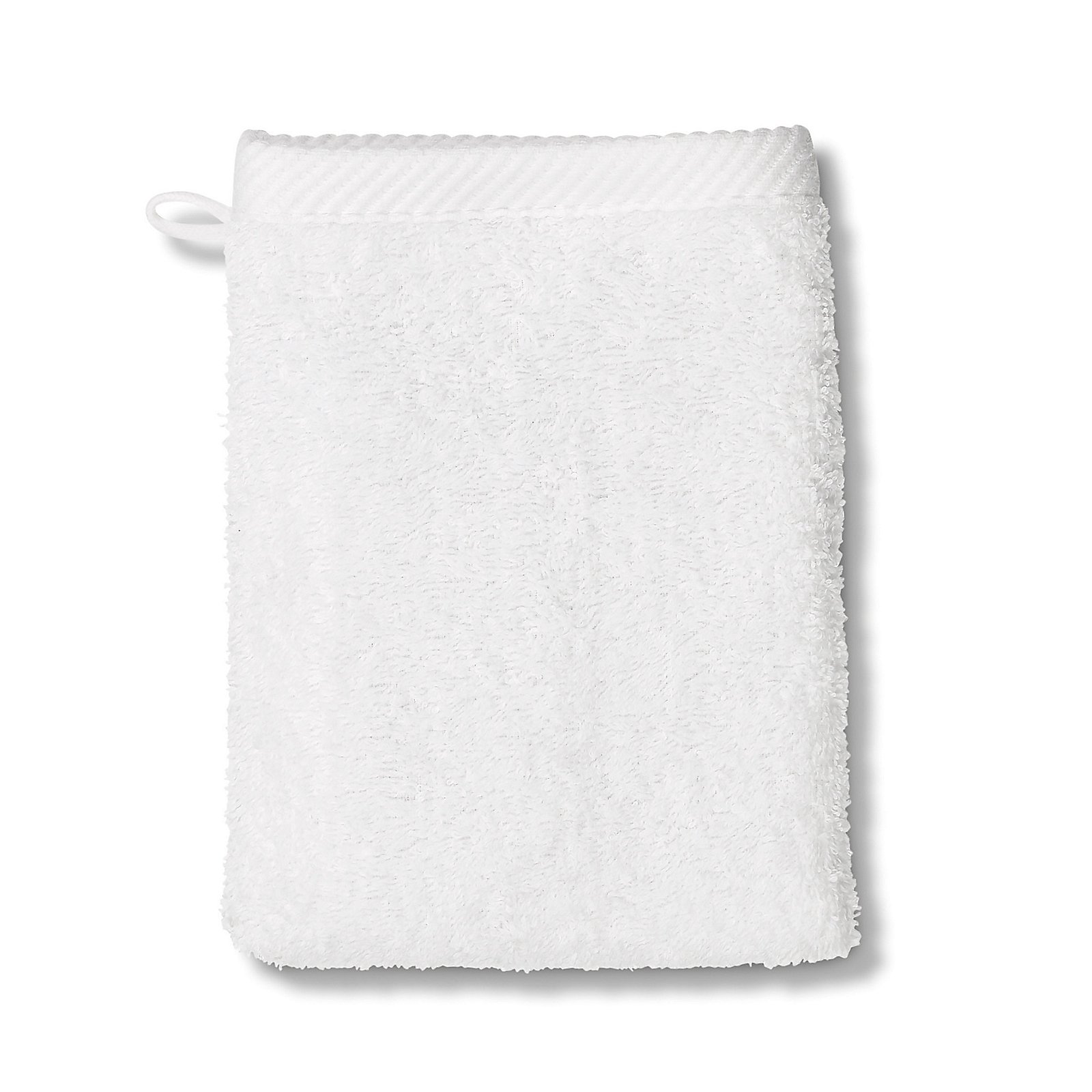 Kela Waschhandschuh LADESSA in Farbe Schneeweiß, Handtuch, Badezimmer, Weiß, Frottee, Waschtuch-Ritual