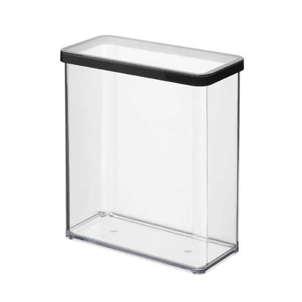 Rotho Premium Dose LOFT in Farbe Schwarz