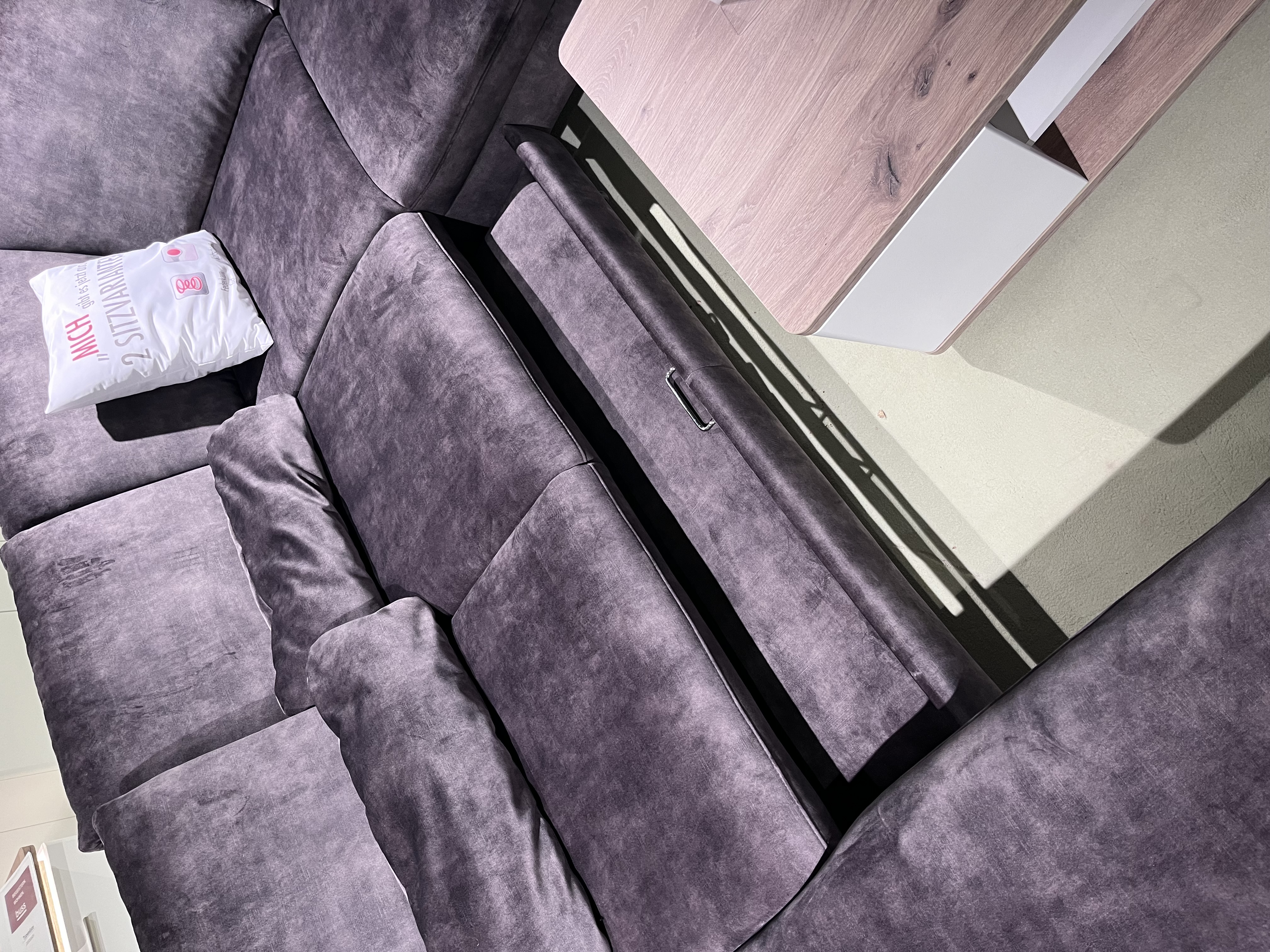 Modulmaster Wohnlandschaft in Stoff Amira grey Pg.B