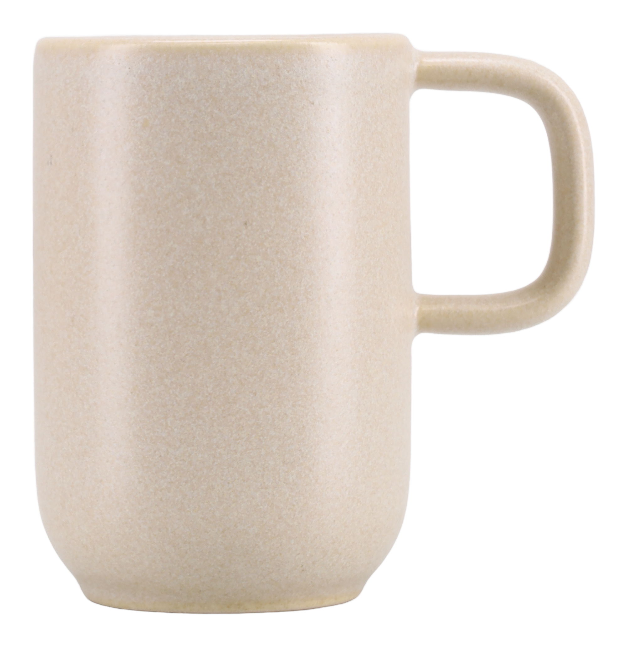 CreaTable Kaffeebecher Uno in Farbe sand, Becher, Tasse, Keramik, Beige, Kaffeebecher