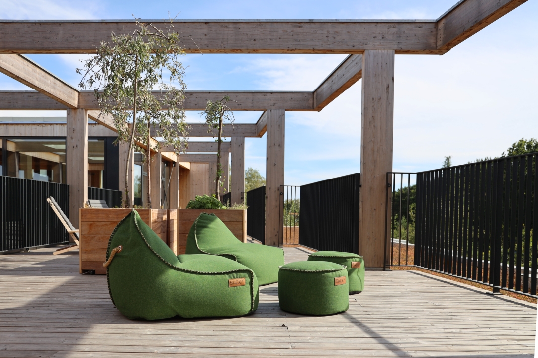SACKit Lounge Sessel/Sitzsack COBANA in Farbe green