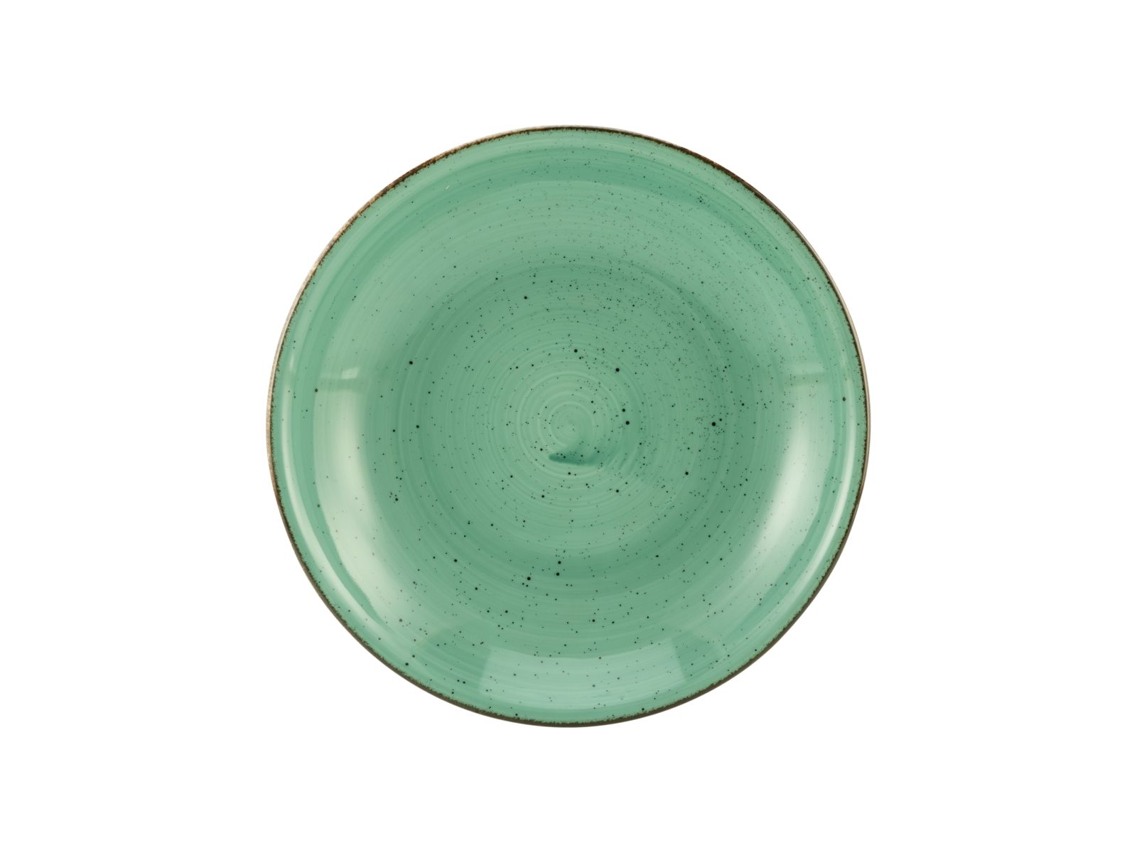 CreaTable Suppenteller Vintage Nature in Farbe Grün glänzend CreaTable Suppenteller Vintage Nature in Farbe Grün glänzend