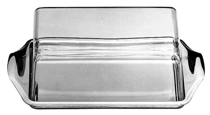 WMF Butterdose, 16x10 cm in Edelstahl matt