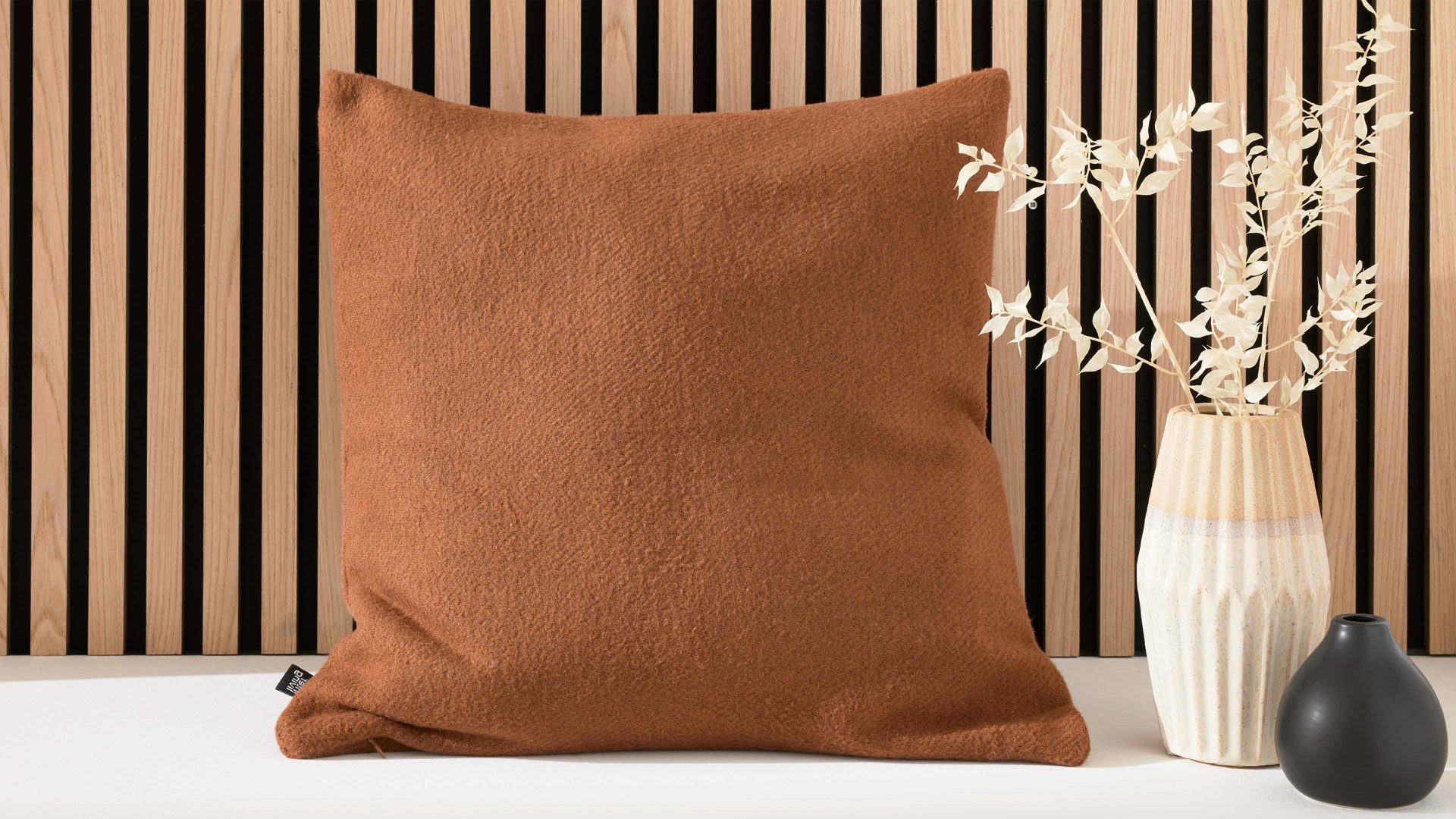 Interliving Kissenhülle IL-9113 ca. 50x50cm in Farbe cognac