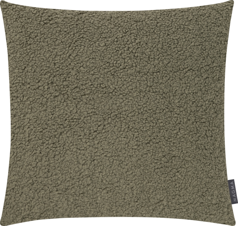 Magma Heimtex Kissenhülle SHAWN ca. 50x50cm in Farbe salbei, kissen, flauschig, korkelpelz, taupe, textilien