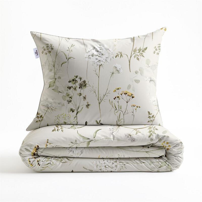 Heckettlane Bettwäsche Leontine 155x220cm YARROW ca.155x220 cm in Farbe Natural