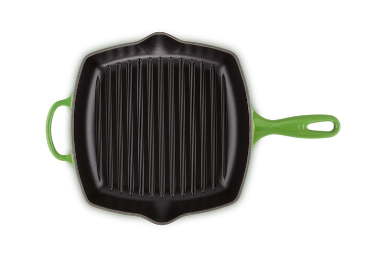 Le Creuset Grillpfanne Sig 26cm SIG in Farbe Bamboo Green Le Creuset Grillpfanne Sig 26cm Bamboo Green Quadratisch