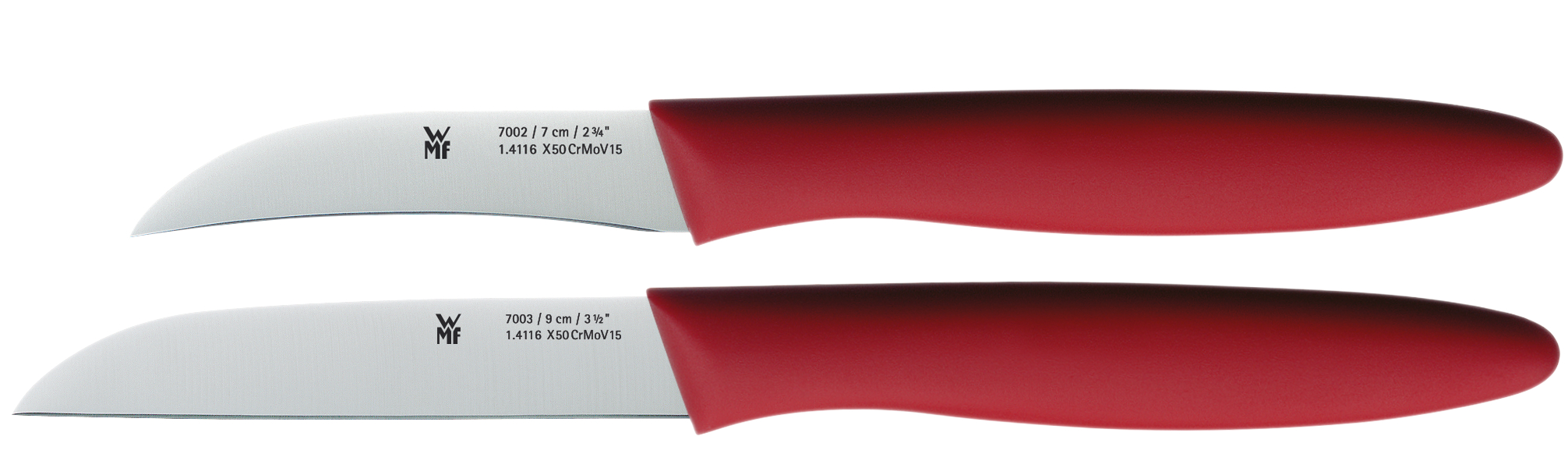 WMF Gemüsemesser-Set, 2-teilig, Rot in rot WMF Gemüsemesser-Set, 2-teilig, Rot in rot