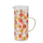 Boltze Krug Fruits 1500ml FRUITS in Glas klar/orange