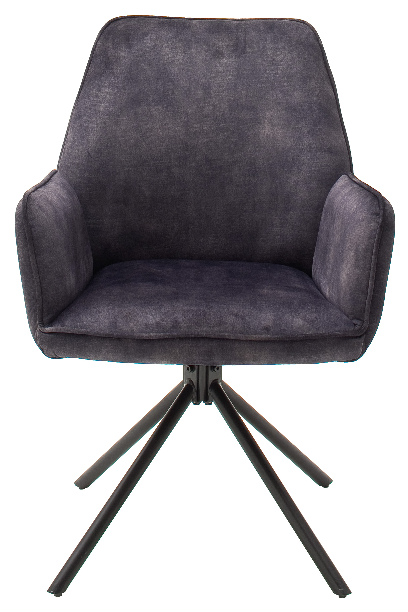 Armlehnstuhl OTTAWA 4 ca. B43 H50 T44 cm in Vintage Velouroptik grau/braun Armlehnstuhl OTTAWA 4 ca. B43 H50 T44 cm in Vintage Velouroptik grau/braun, Moebel, Stuhl, Kissen, Dekoration für Zuhause, Sessel