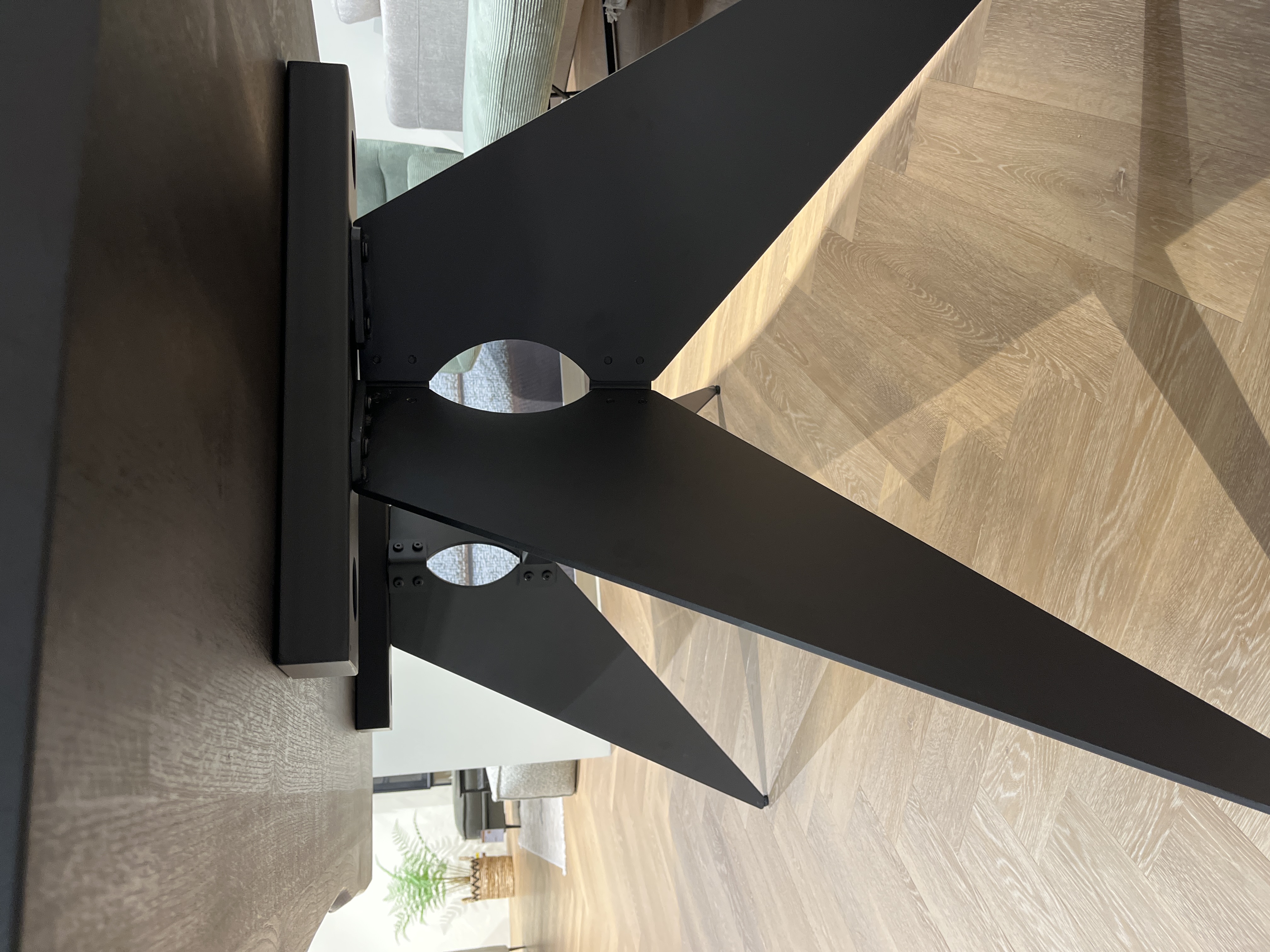 Interliving Esstisch IL 5116 in , stuhlbeine, metallgestell, schwarz, stabil, montage
