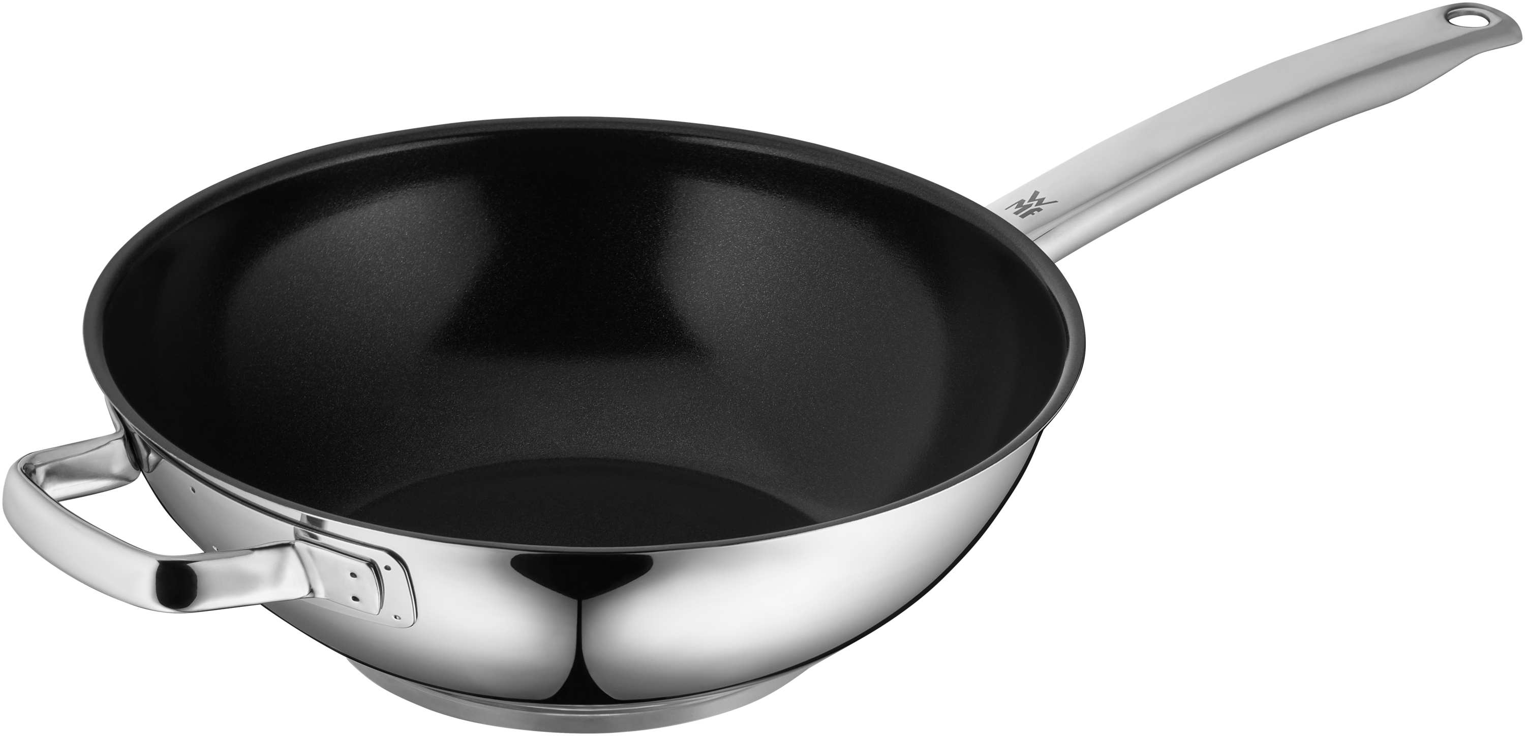 WMF Durado Wok, 28 cm in Edelstahl/schwarz WMF Durado Wok, 28 cm in Edelstahl/schwarz