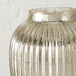 Boltze Vase Ilaya ILAYA in Glas lackiert antiksilber