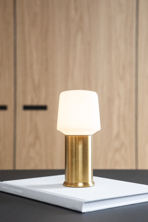 SACKit Lampenbasis LONDON in Farbe Brass