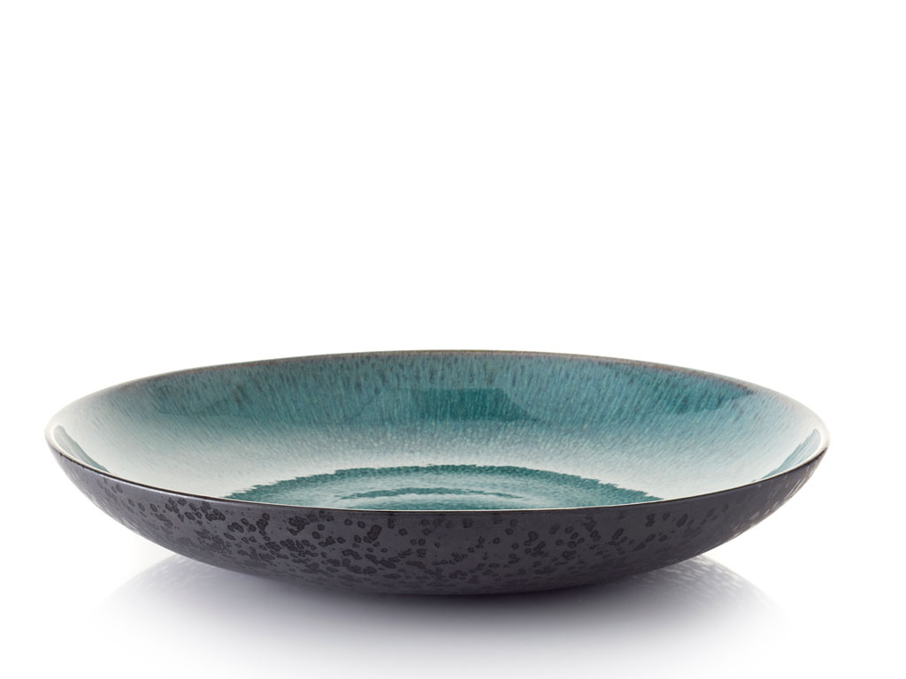 BITZ Platte 40 cm in Farbe schwarz/grün