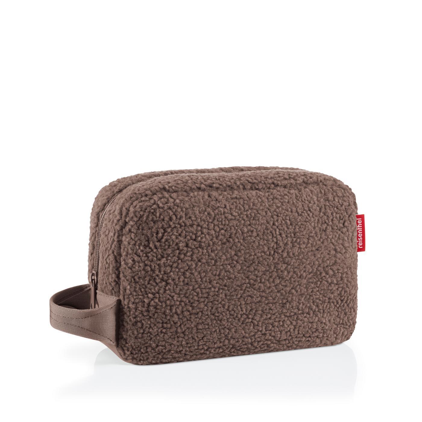 Reisenthel COSMETICPOUCH M in Farbe teddy chocolate, Tasche, Schultertasche, Lauf-/Reisebeutel, Fellähnlich, Braun