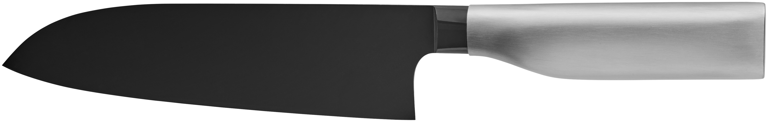 WMF Ultimate Black Santokumesser, 18,5 in Edelstahl/schwarz