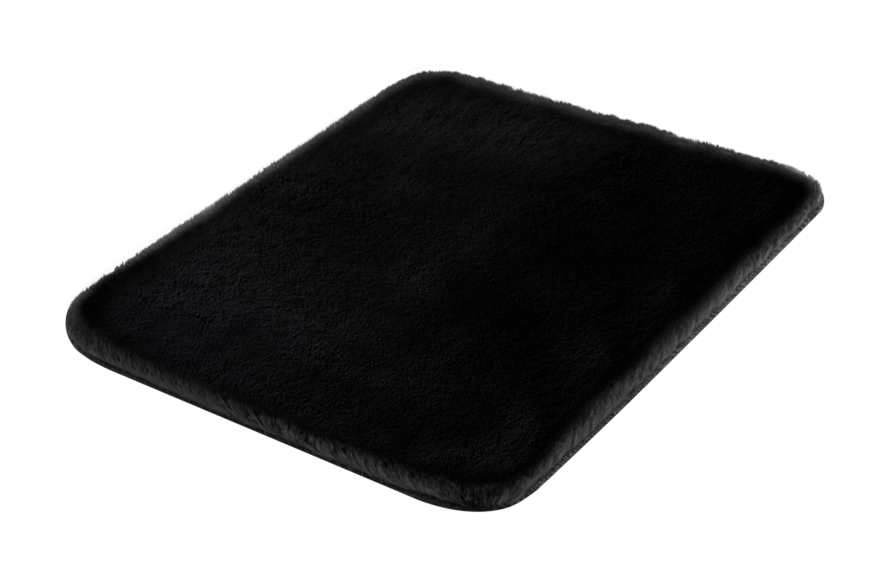 Kleine Wolke Badteppich CONY ca. 55x65cm in Farbe Schwarz