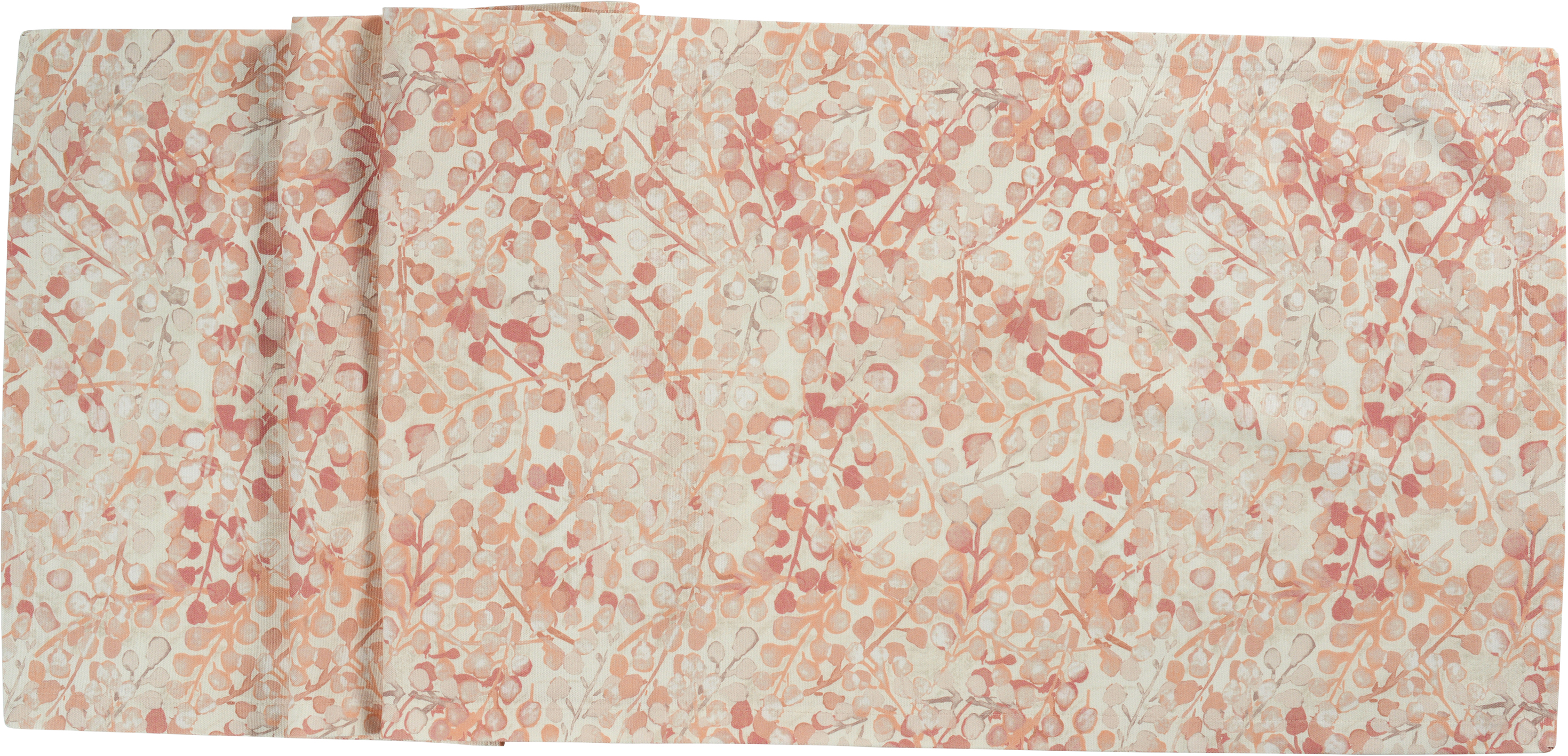 Sander Tischläufer LIVORNO ca. 40x150cm in Farbe dusty rose, Muster, Blüten, Rosa, Papierstoff, Druck