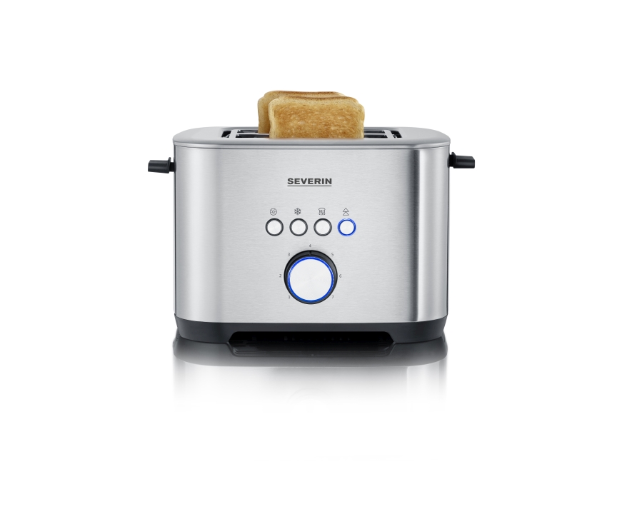 Severin Toaster AT 2620 in Edelstahl gebürstet, schwarz