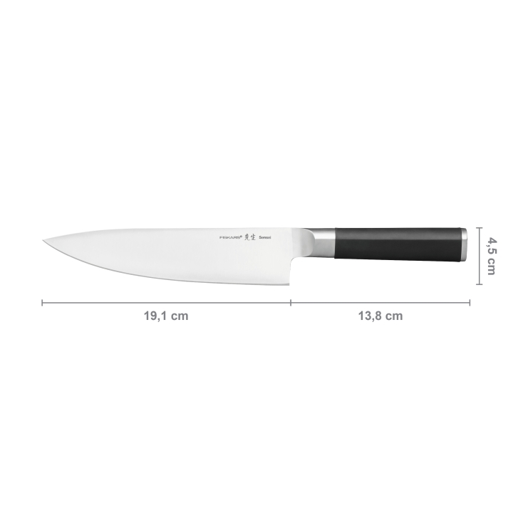 Fiskars Santoku-Messer SENSEI 16,5cm in Farbe Black/White