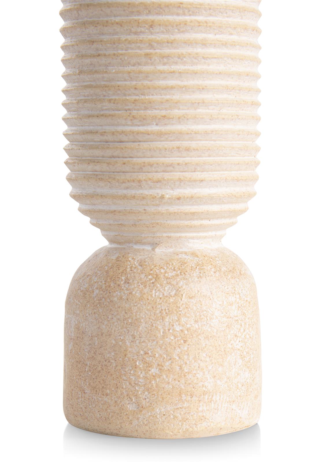 Coco Maison Vase NOVA ca. B7 H19 T7 cm in Polyresin taupe,orange
