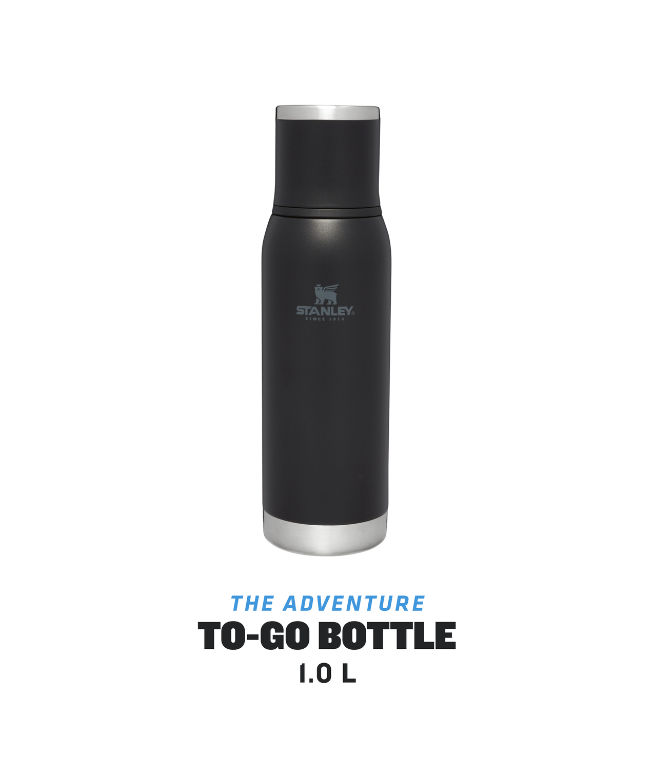 Stanley Adventure To-Go Bottle in Farbe Black