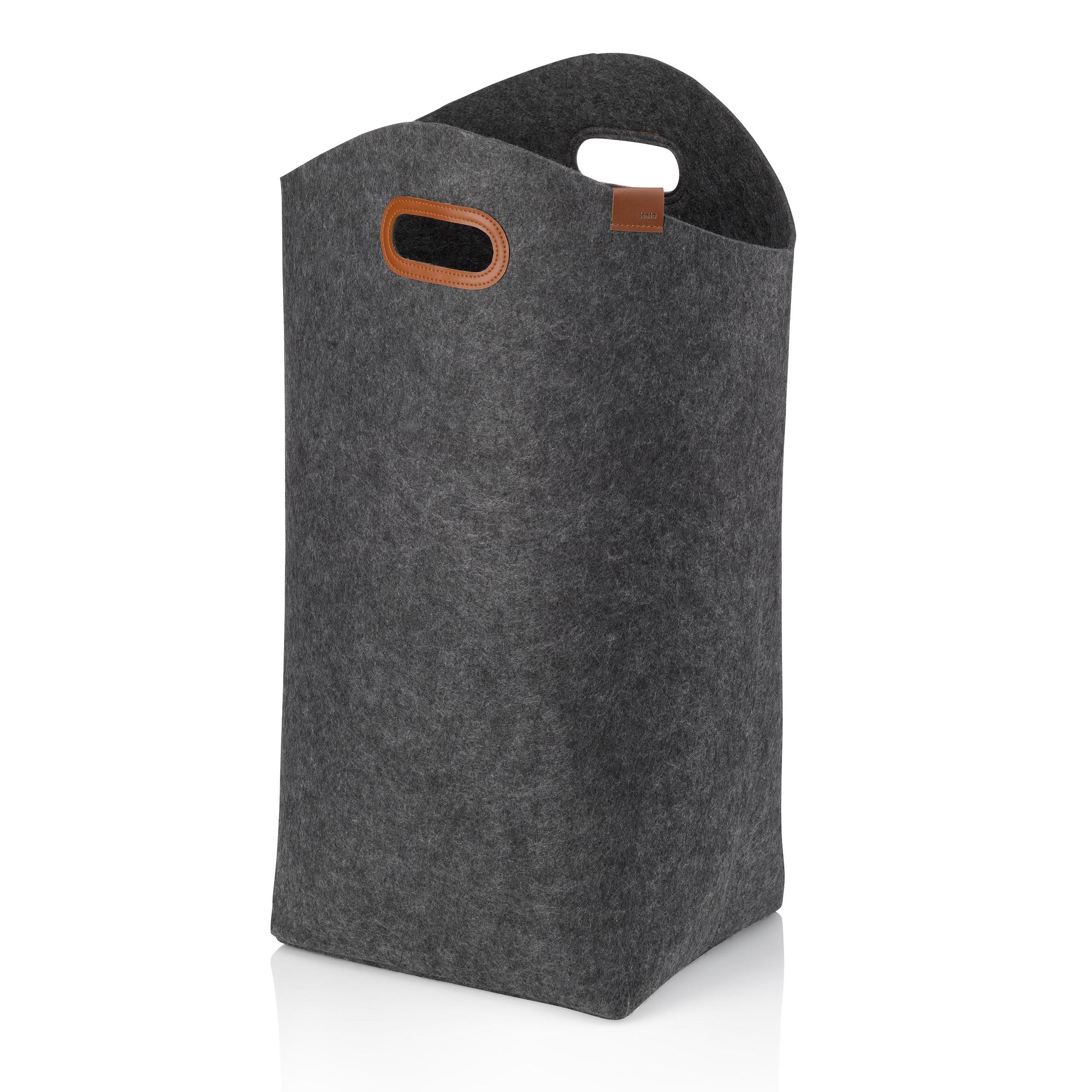 Kela Wäschesack FAY in Farbe Dunkelgrau Kela Wäschesack FAY in Farbe Dunkelgrau, Tasche, Einkaufstasche