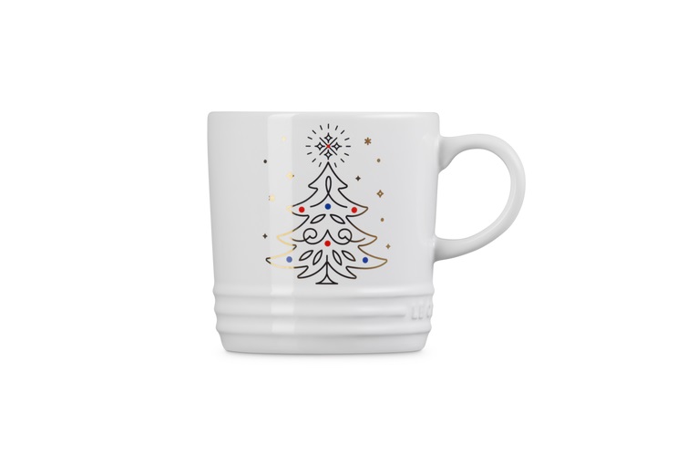 Le Creuset Becher Noël Tannenbaum aus Steinzeug