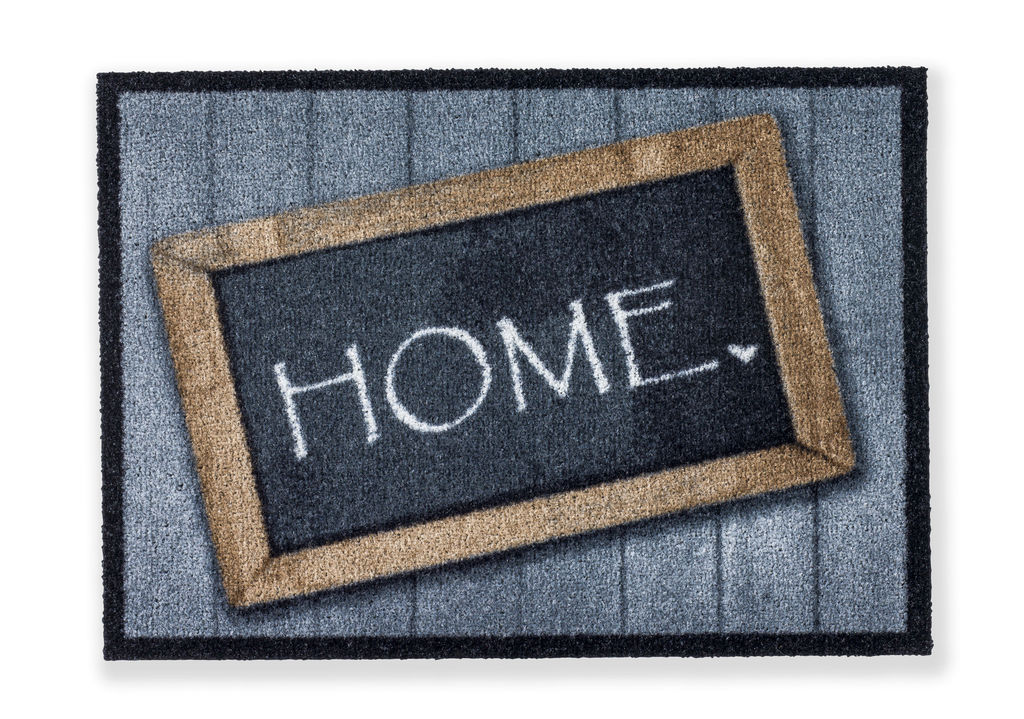 Golze & Söhne Schmutzfangmatte Deco Brush ca. 50x70cm in Farbe Home Schild