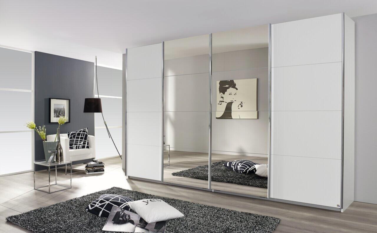 Rauch Möbelwerke Schwebetürenschrank SYNCRONO in Front/Korpus alpinweiß