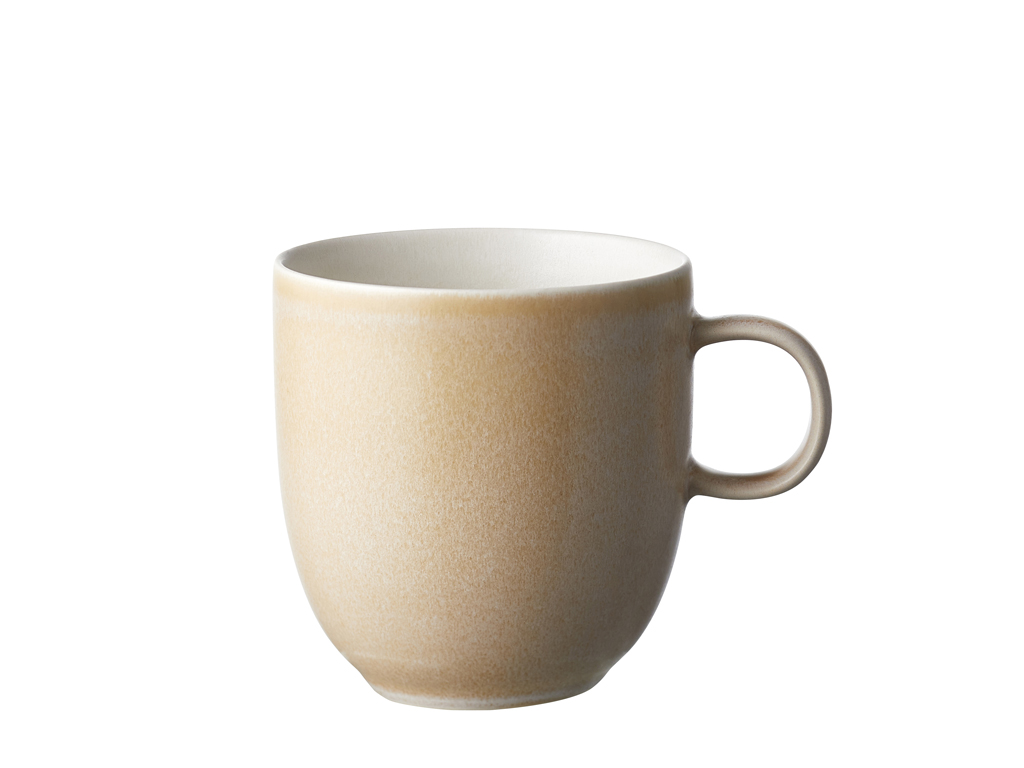 F&H Becher STUDIO ROUND NORTH 0,33 Liter in Farbe Matte sand/Matte white