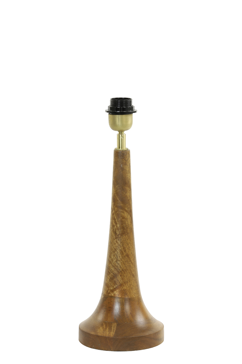 Lampenfuß Jovany in Holz Öl braun
