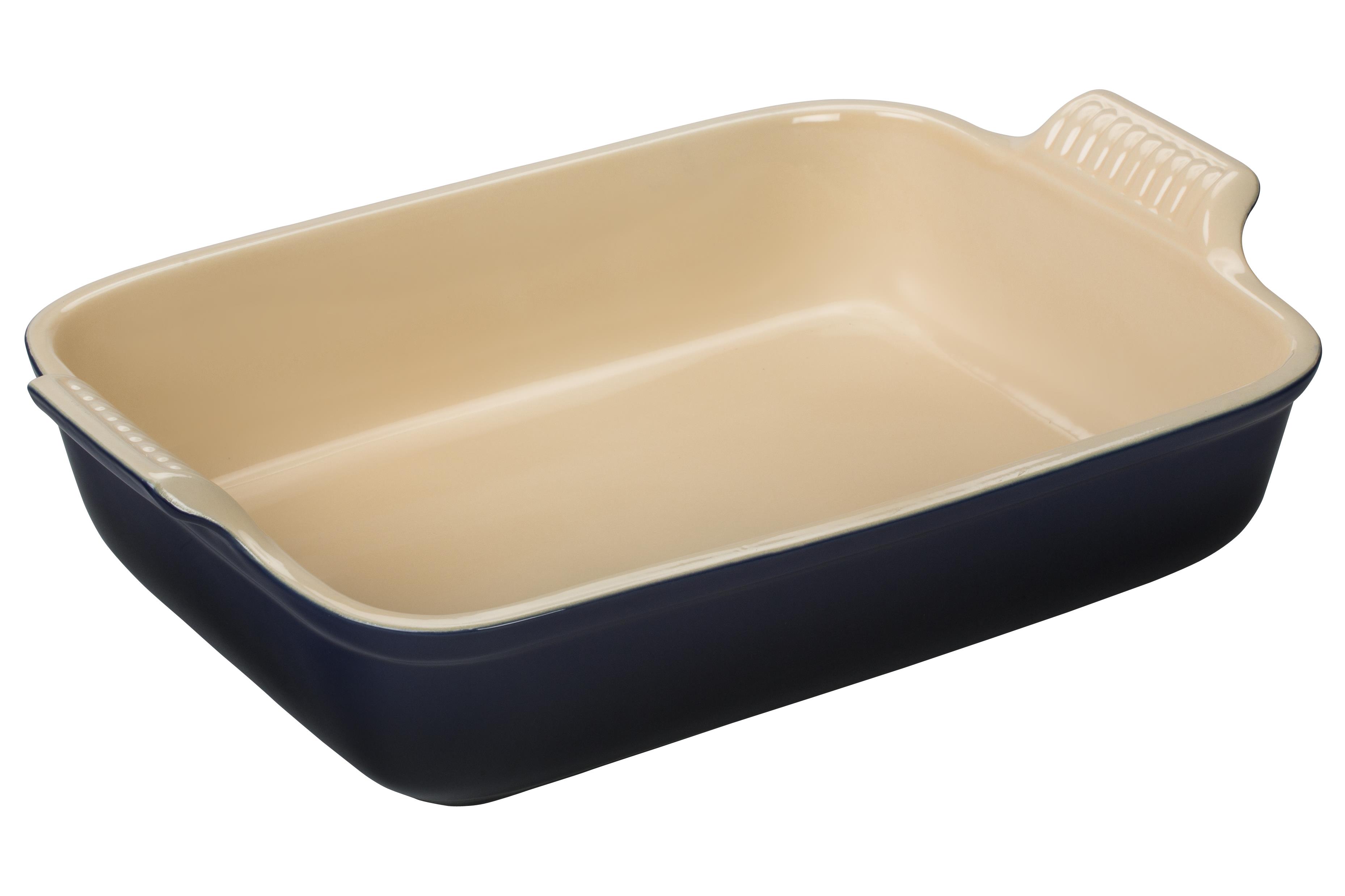 Le Creuset Auflaufform Tradition 32cm TRADITION in Farbe schwarz Le Creuset Auflaufform Ø ca. 32cm Schwarz Glänzend