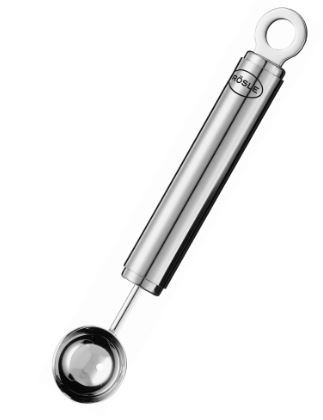 Rösle Kugelausstecher 3cm, Küchenlöffel, Messlöffel, Messkelle, Edelstahl, Löffelgut