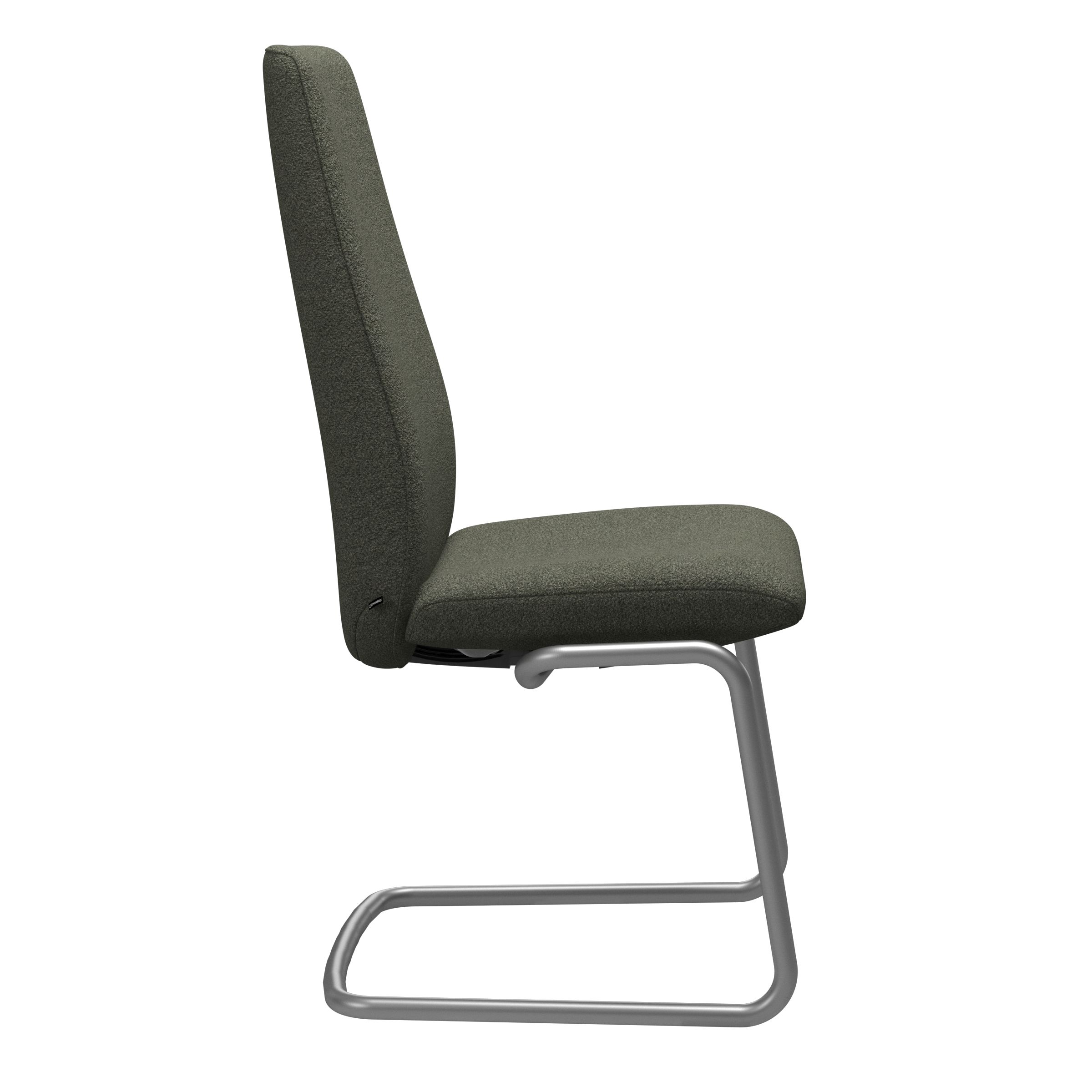Stressless Stuhl Laurel (L) Stoff grün Gestell Chrom matt D400 High Back