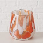 Boltze Windlicht Layla in Farbe Glas Farbmix