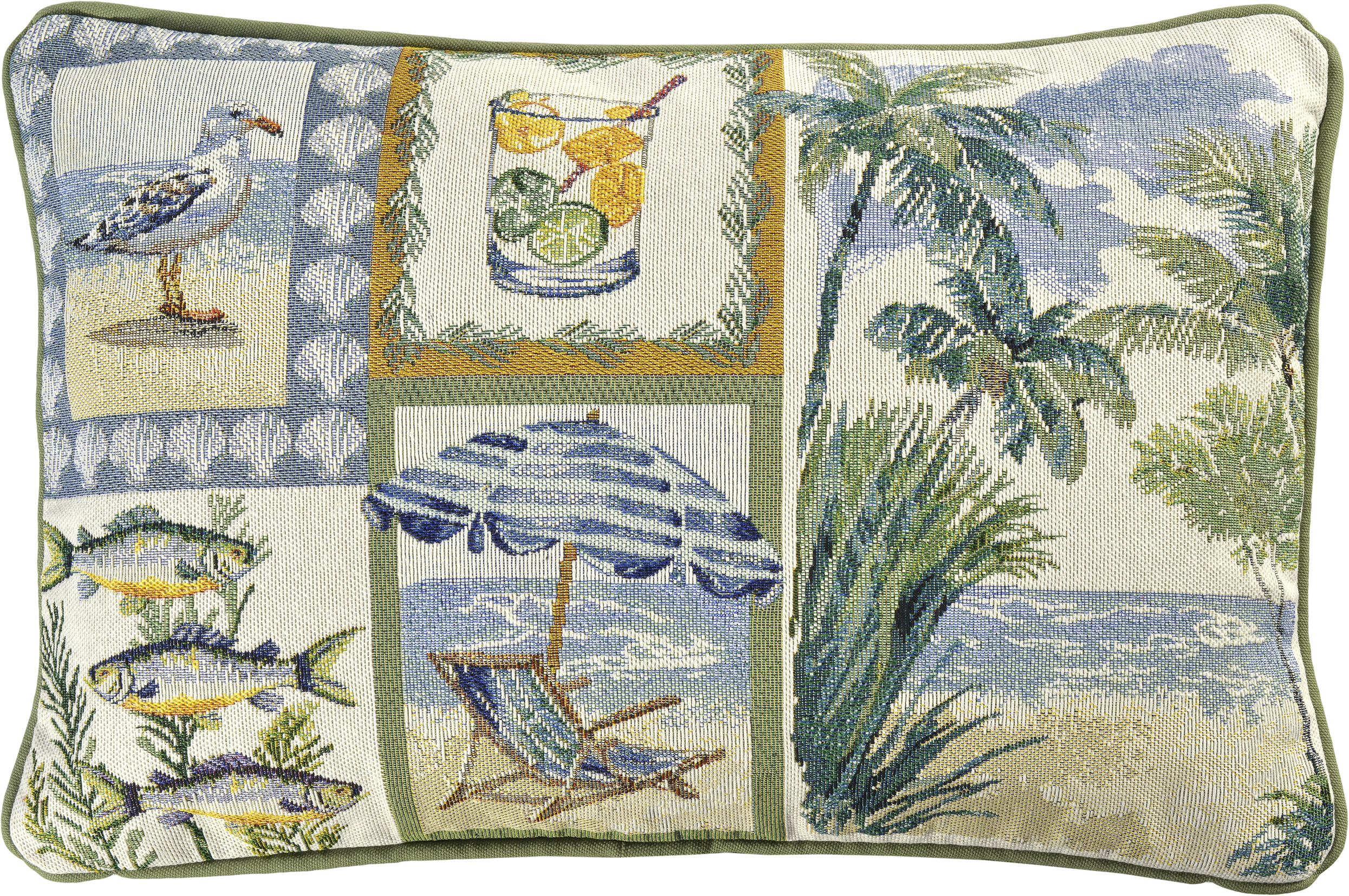 Sander Kissen gefüllt COSTA ca. 32 x 48cm in Farbe original