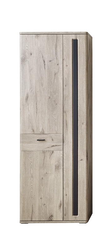 MCA Furniture Garderobenschrank Colorado ca. 70x196x38cm in Viking Oak