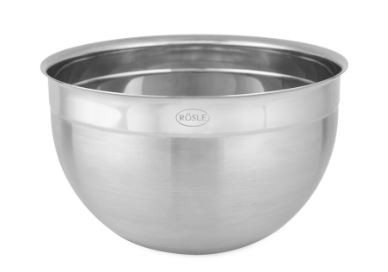 Rösle Schüssel hoch 24cm in Farbe silber, Schüssel, Rührschüssel, Edelstahl, silber, groß